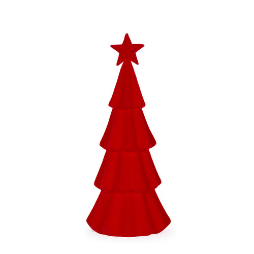 Red Flocked Tree 40cm