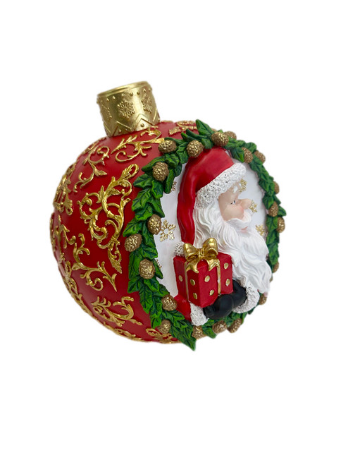 Bauble Centrepiece - Red Small 15cm
