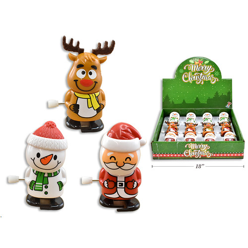 Christmas Toy Wind-Up  3 Asst