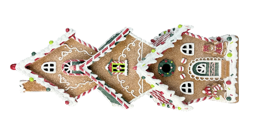 3 Tier Gingerbread House Christmas Decoration 47cm