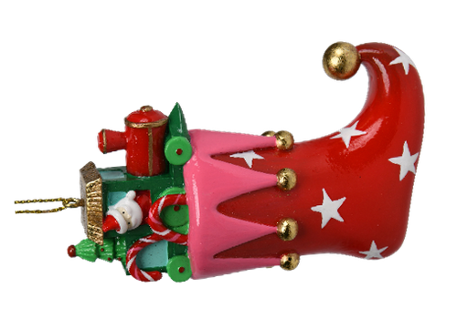Elf Boot Hanging Ornament – 11cm