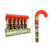 LOLLY - CANDY CANE SHAPE W/MILK CHOC