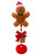 Metal Christmas Sign - GINGERBREAD MAN 53cm