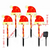 Christmas Solar Pathway Lights CHRISTMAS HATS  5 Pieces  40cm