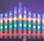Christmas Lights - Light Up Tree Fence Multicolour 250cm
