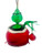 Grinch Christmas Ornament - 9-10cm - In Sack With Bauble