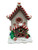 Gingerbread Christmas Cottage WHITE - Lights 14*10*10cm
