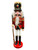 Nutcracker - RED & GOLD Holding Gun 30cm