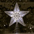 Tree Star - Ornate Premium SILVER with Lights 28cm