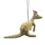 Kangaroo White - Bristlebrush Christmas Ornament - 7-9cm