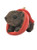 Wombat with Christmas Scarfe - Resin Tree Ornament - 8-10cm