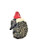 Echidna with Santa Hat - Resin Tree Ornament - 10cm