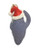 Penguin with Christmas Hat - Resin Tree Ornament - 10-12cm