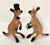 Wedding - Kangaroo Bride and Groom 8cm Novelty