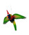 Rainbow Lorikeet with Wings - Bristlebrush Christmas Ornament - 15cm