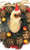 Christmas Pinecone Wreath with Kookaburra 15cm