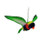 Rainbow Lorikeet Ornament with Wings