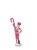 Nutcracker - Nutcracker with Candy Cane - Pink 24cm