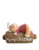 Gingerbread Decoration - Ceramic Gingerbread man on Rolling Pin 45 x 21 x 29cmH