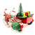 Christmas Motorbike - Red - 20cm