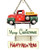 Christmas Sign - Christmas Sign - TRUCK - Medium 25cm