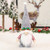 Elves & Gnomes - Silver Christmas Gnome Elf with Antlers 35cm