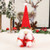 Elves & Gnomes - Silver Christmas Gnome Elf with Antlers 35cm