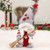 Elves & Gnomes - Red Christmas Gnome Boy with Broom 27cm