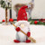 Elves & Gnomes -Silver Christmas Gnome Girl with Broom 27cm