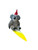 Surfing Koala - Bristlebrush Christmas ornament - 12cm