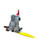Surfing Koala - Bristlebrush Christmas ornament - 12cm