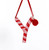 Hanging Candy Cane Letter - " Y" - 10cm