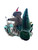 Aussie Christmas Blue Motorbike with Sidecar - 20cm