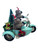 Aussie Christmas Blue Motorbike with Sidecar - 20cm