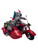 Aussie Christmas Red Motorbike with Sidecar - 20cm