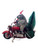 Aussie Christmas Red Motorbike with Sidecar - 20cm