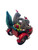 Aussie Christmas Red Motorbike with Sidecar - 20cm
