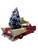 Car - Christmas Aussie Red Sedan with Kookaburra - 26cm