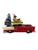 Car - Christmas Aussie Red Sedan with Kookaburra - 26cm