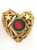Wooden Heart Single Candle Holder 15cm