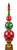 Nutcracker & Finial Traditional Christmas Set - 121cm & 89cm