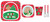 Gingerbread Christmas Bamboo Kids Set 5 Pack