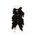 Black Velvet Bows 5cm - Set of 10
