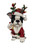 Christmas Dog - PUG DOG Holding Present 30cm