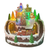 Gingerbread Christmas Train Light Up Village with Sound 21.5cm