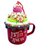 Let It Snow Gingerbread Sundae Mug Ornament 15cm
