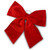 Christmas Bow - Velvet Christmas RED - 80cm