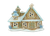 Frosted Gingerbread House Christmas Decoration 26cm