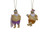 Christmas Ornament - Santa & Mrs Claus Swim Suits 9cm