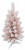 Christmas Tree - Mini Flocked PINK 60CM